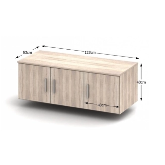 BANING nástavec 3D, dub sonoma