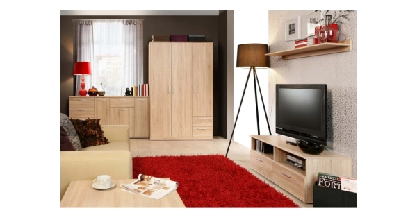 BANING RTV stolek, dub sonoma