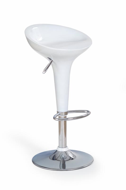 Levně Barová jídelní židle TITANKA, bílá