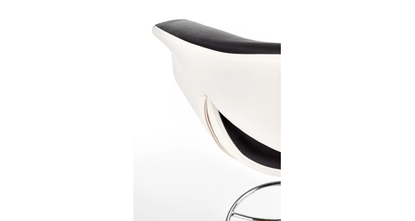 Barová židle BODEN, bílá/černá