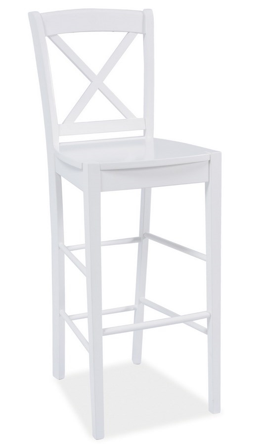 Barová židle VARMA, bílá