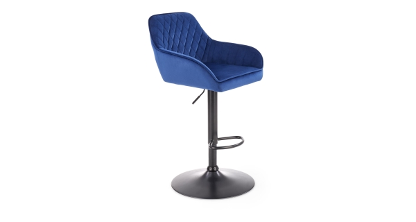 Barová židle KAKITA, tmavě modrá