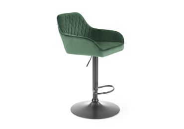 Barová židle KAKITA, tmavě zelená