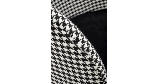 Barová židle KANGPEN, černá/bílá