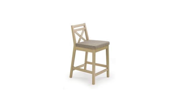 Barová židle nízká MARSHY, dub sonoma