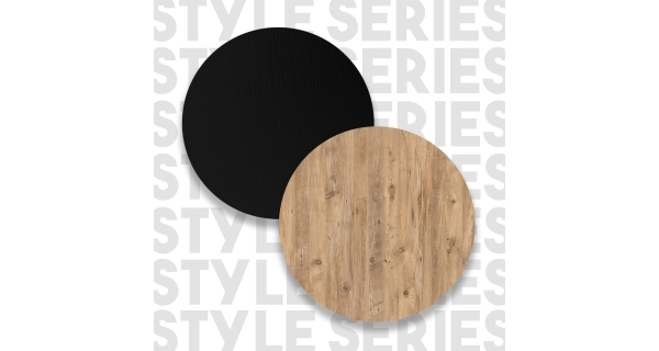 Barový stůl CRESTON, atlantská borovice/černá