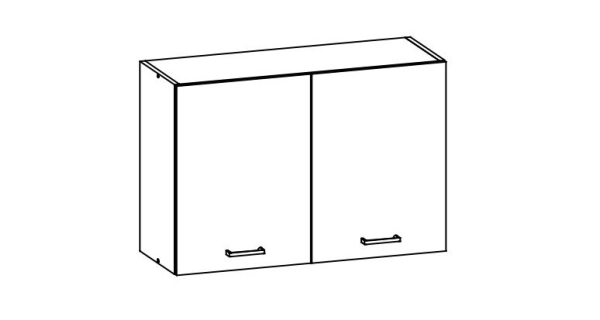 BELISA, skříňka horní G80, rijeka světlá