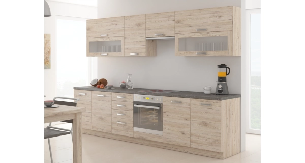 BETRIA, skříňka dolní 40 D 4S BB, dub bordeaux