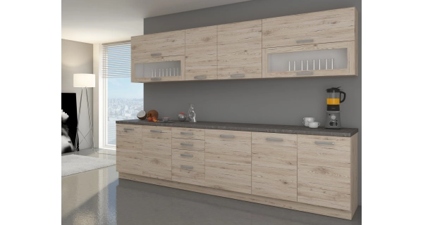 BETRIA, skříňka dolní 40 D 4S BB, dub bordeaux