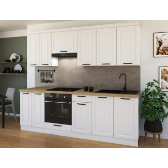 Boční krycí lišta ke kuchyni, bílá DOPRODEJ