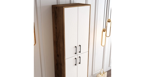 Botník ALFRÉD, vlašský ořech/bílá