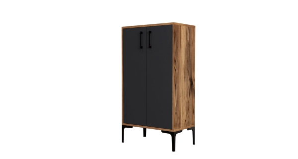 Botník CECÍLIE, vlašský ořech/antracit