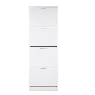 Botník CHATTIS 4 výklopy, bílý