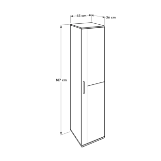 Botník CHONGRA, bílý