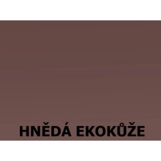 Botník DORINDA, hnědá ekokůže, dub sonoma/bílá, 5 let záruka