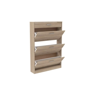 Botník DUNANUEJ 2 se zásuvkou, dub sonoma, 5 let záruka