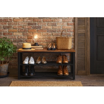 Botník EVINIA, hnědá/černá