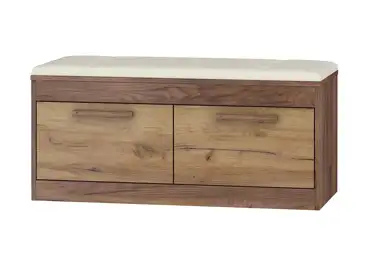 Botník GATTON 2D, béžová ekokůže, craft tobaco/craft zlatý