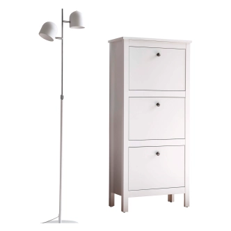 Botník GLOMERATA 3K, bílá