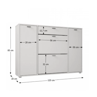 Botník HUNTER, bílý