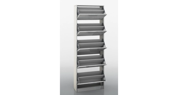 Botník IPOMO 5, bílá/bílý lesk