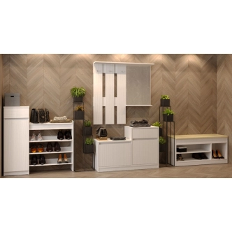 Botník IZO L, bílá