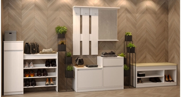 Botník IZO L, bílá