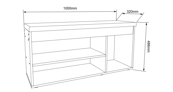 Botník IZO L, dub sonoma