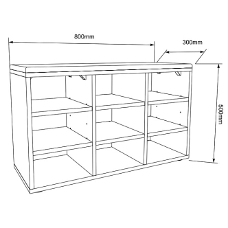 Botník IZO M, bílá