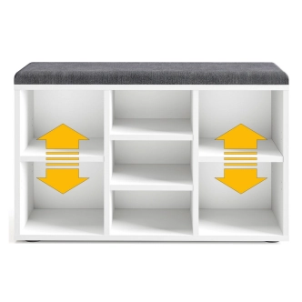 Botník IZO M, bílá