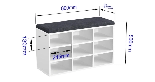 Botník IZO M, bílá