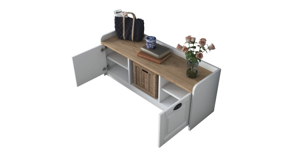 Botník KALDAL, bílá/vlašský ořech