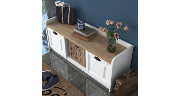 Botník KALDAL, bílá/vlašský ořech