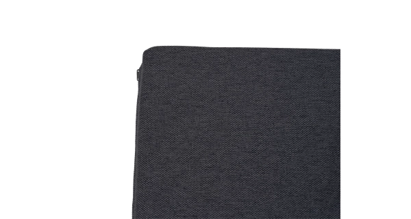 Botník LEMWEL 103 cm se sedákem, přírodní/šedá látka