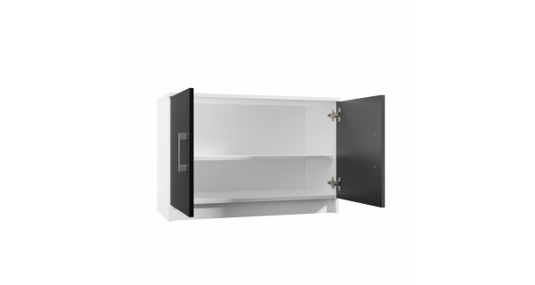 Botník NEJBY MARIANA, bílý/černý DOPRODEJ