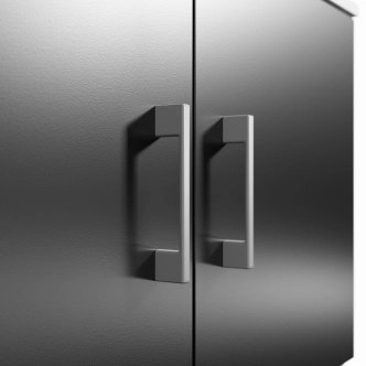 Botník NEJBY MARIANA, bílý/černý DOPRODEJ