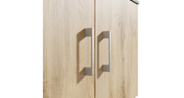 Botník NEJBY MARIANA, černý/dub wotan