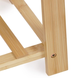 Botník OLI BOTLINK, bambus, šedá látka