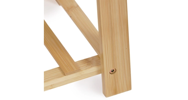 Botník OLI BOTLINK, bambus, šedá látka