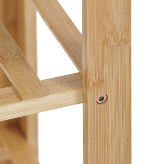 Botník OLI BOTLINK, bambus, šedá látka