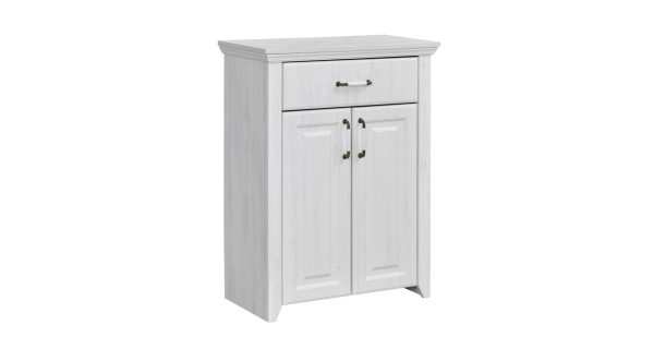 Botník PICARDIE, rustic bílá