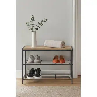 Botník PLENIA, přírodní/černá