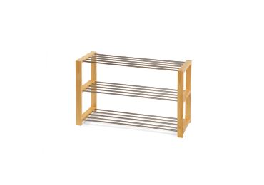 Botník PONZOR 3, přírodní/kov