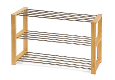 Botník PONZOR 3, přírodní/kov