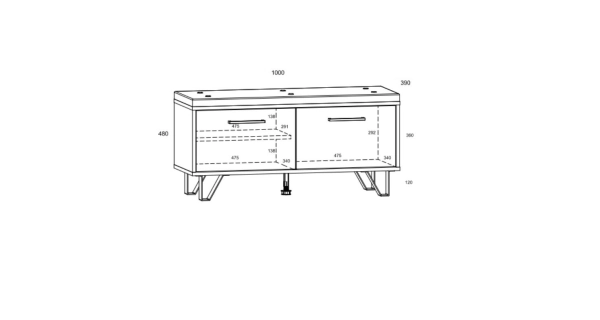Botník PRUDHOE 2D, černá/bílý lesk, 5 let záruka