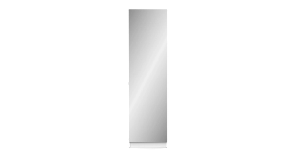 Botník se zrcadlem TALVERIS, bílá