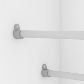 Botník se zrcadlem TALVERIS, bílá