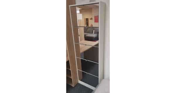 Botník SG15 - 2 se zrcadlem, bílá