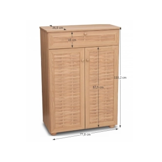 Botník THYMUS 3, natural 