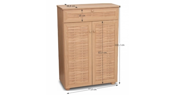 Botník THYMUS 3, natural 